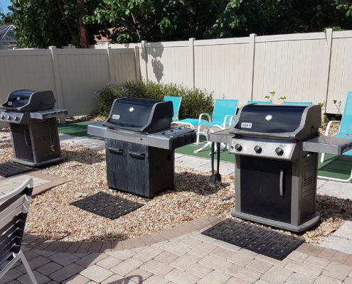 Tables & BBQ grills are for the exclusive use of Crescent Royale Condos